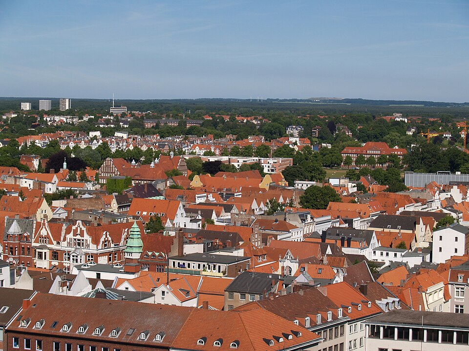 Lübeck: Germany Luebeck overview east