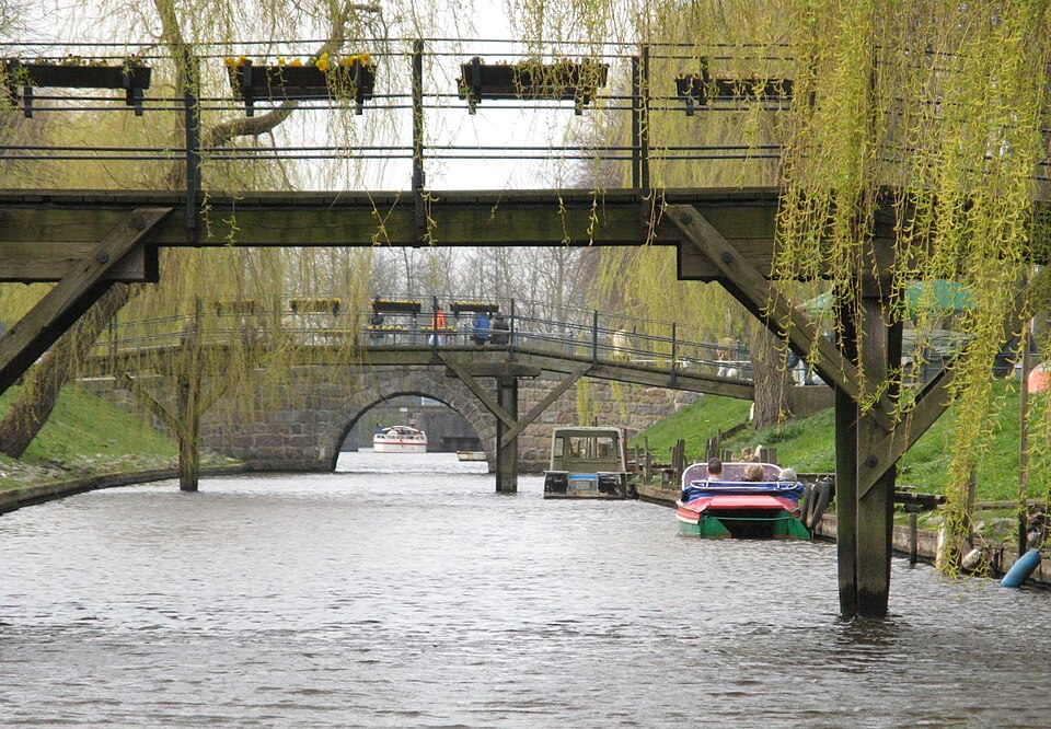 Friedrichstadt holzbruecken vonunten