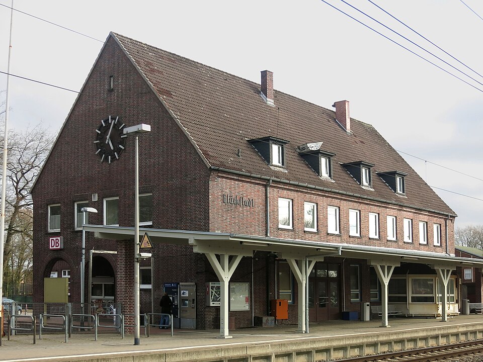 Glückstadt: Bahnhof Glueckstadt
