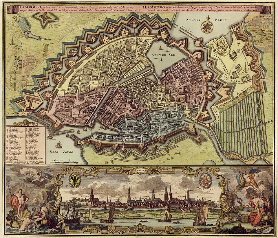 1730 Hamburg Covens & Mortier