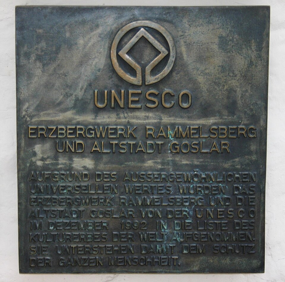 UNESCO Auszeichnung Goslar