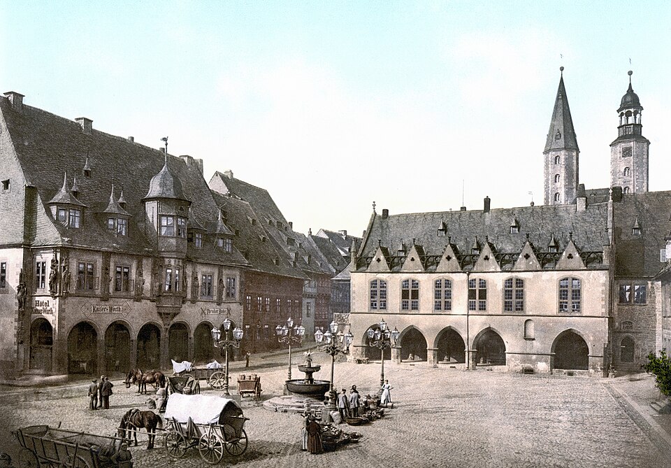 Goslar Kaiserworth und Rathaus (1890-1900)