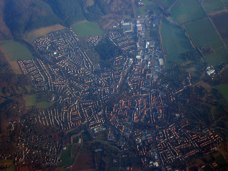 Einbeck Germany aerial view