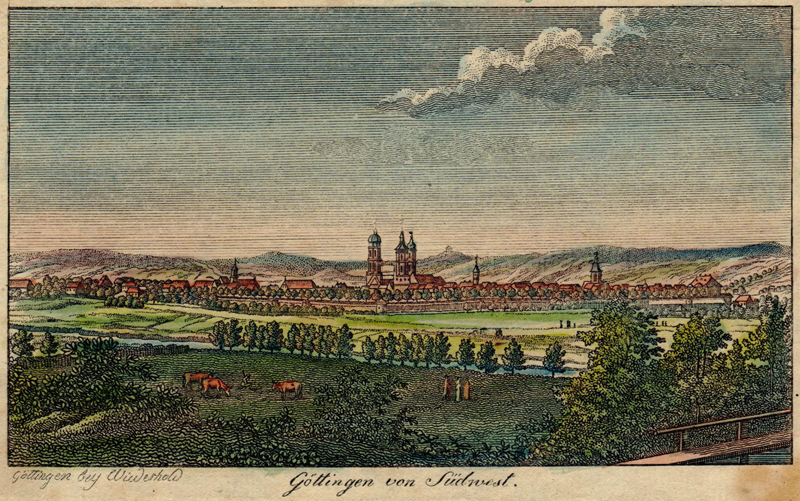 Göttingen: Goettingen von Suedwest
