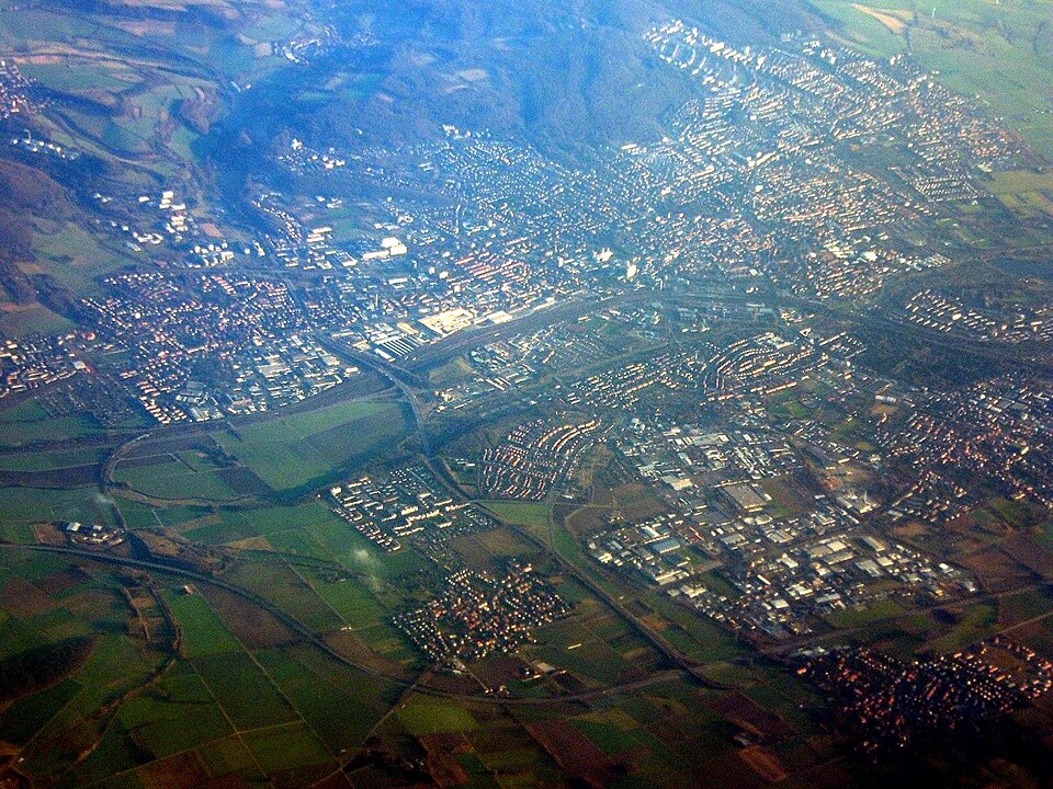 Göttingen: Goettingen Germany aerial view