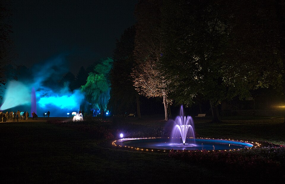 Bad Pyrmont: Kurparkillumination