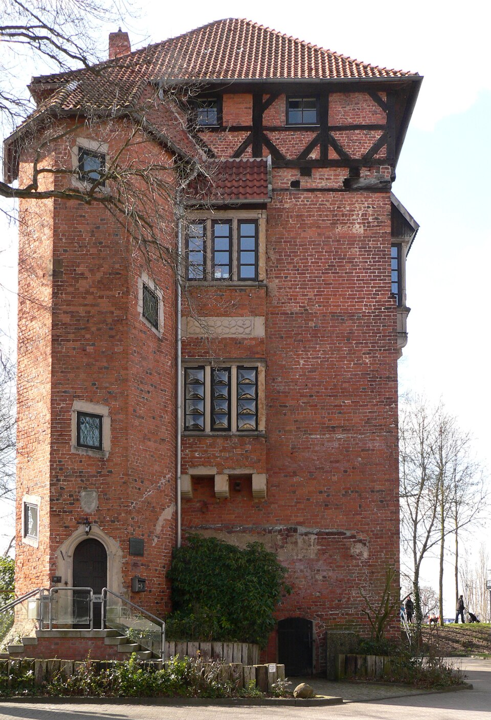 Nienburg/Weser: Stockturm Nienburg Weser abgewandte Seite