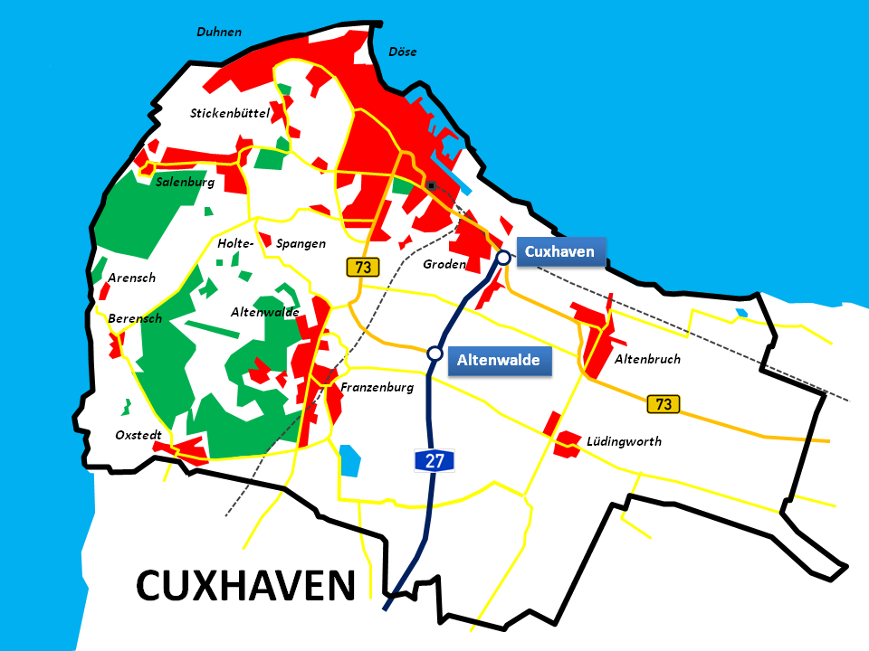 Cuxhaven: CUX Verkehr mit Namen