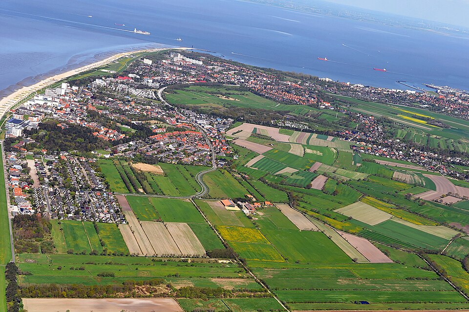 Luftaufnahmen -Cuxhaven Duhnen-Döse -