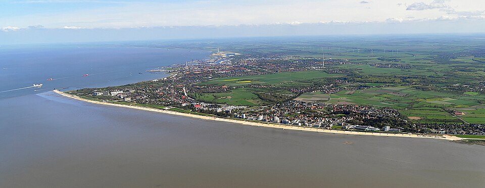 Cuxhaven: Luftaufnahmen Nordseekueste
