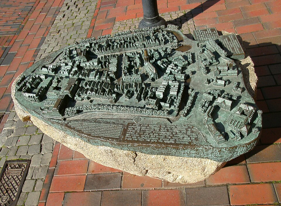 Plastik der Buxtehuder Altstadt