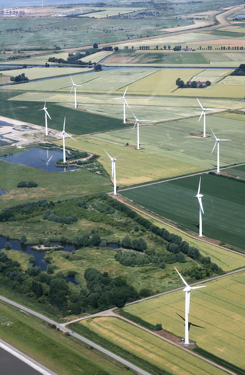 Flug Emden zum Pilsumer Leuchtturm