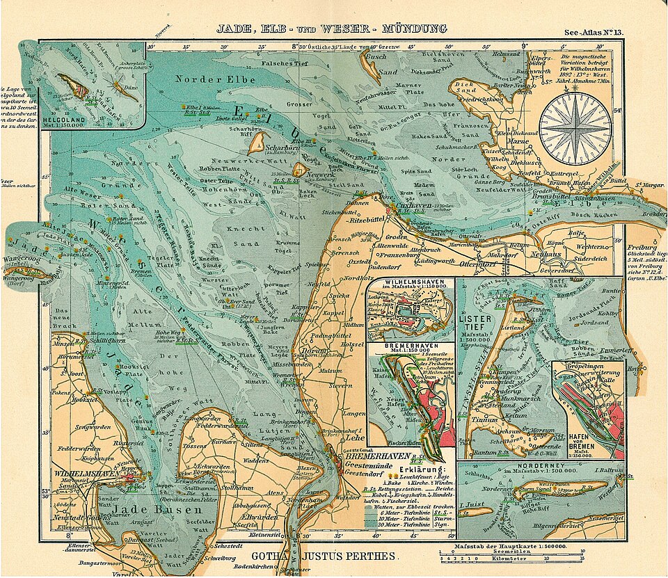 Wilhelmshaven: Elbe weser mündung
