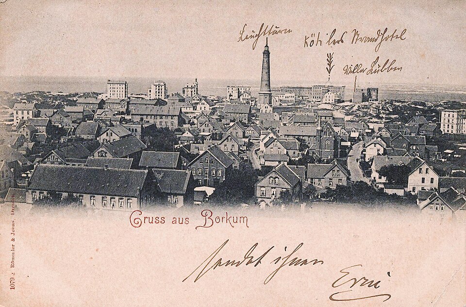 Gruss aus Borkum (AK