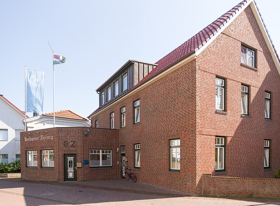 Borkum Borkumer Zeitung Verlagsgebäude