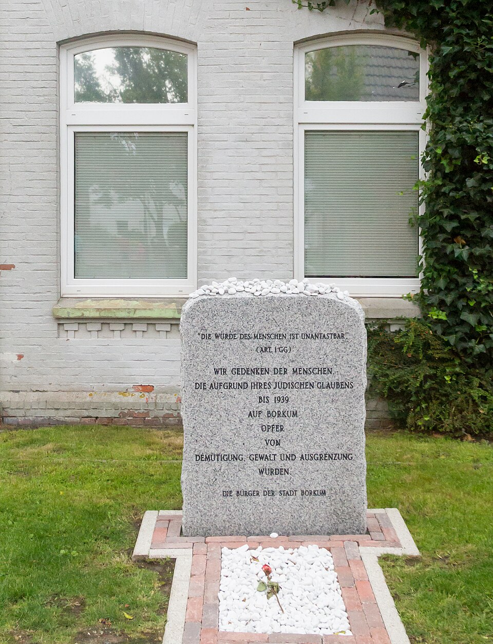 Borkum Denkmal Jüd Verfolgung