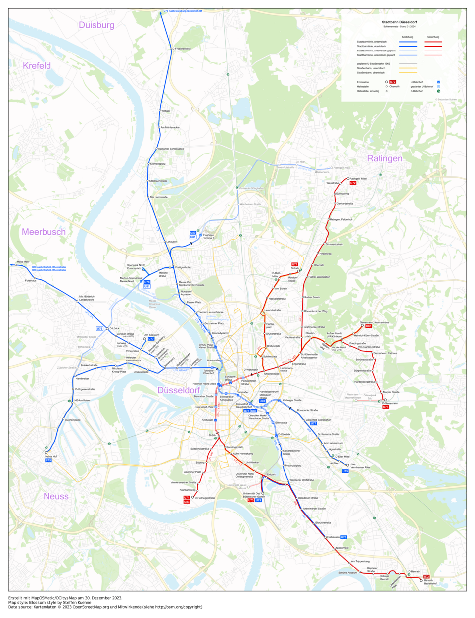 Düsseldorf: StadtbahnD