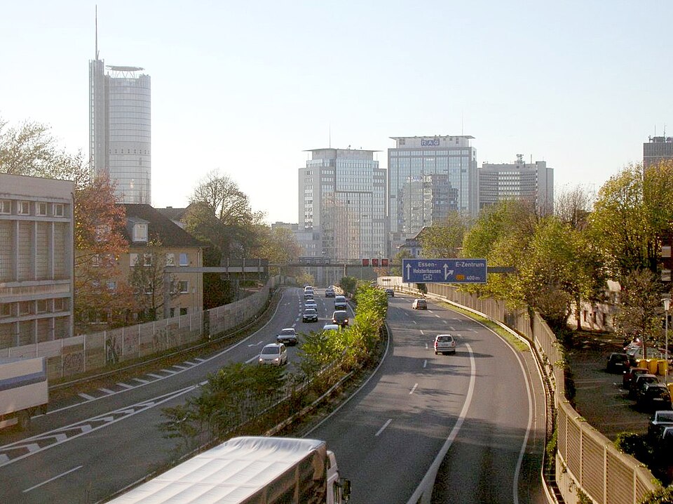 Essen: A40-Ruhrschnellweg-Huttrop