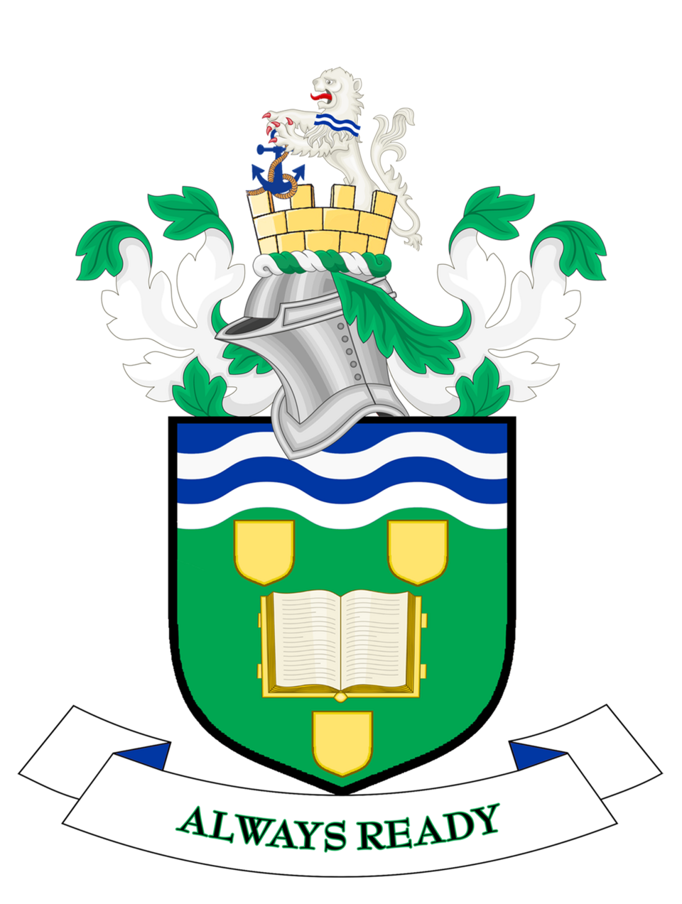 Wuppertal: Coat of arms of South Tyneside Metropolitan Borough Council