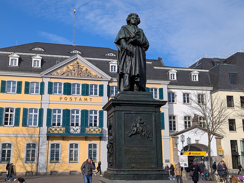 Statue of Ludwig van Beethoven in Bonn
