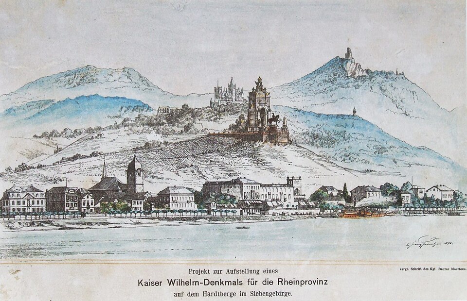 Königswinter: Kaiser-Wilhelm-Denkmal Koenigswinter