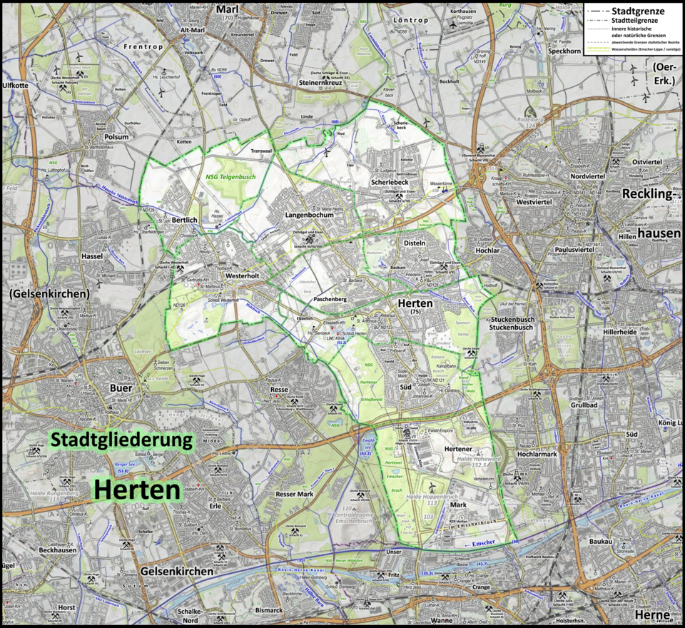 Herten Gliederung