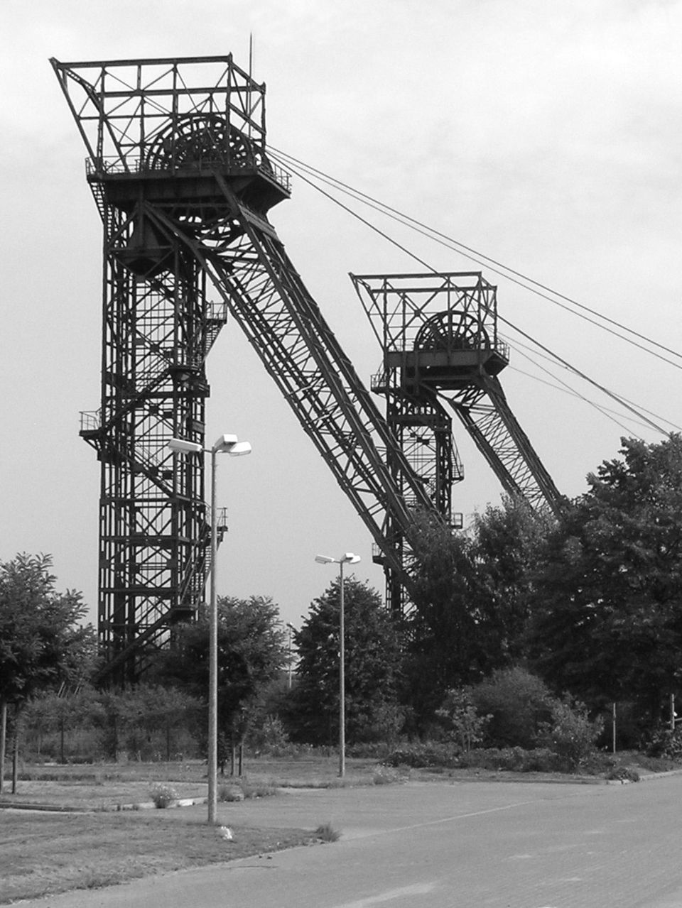 Auguste Victoria mine shafts, Marl