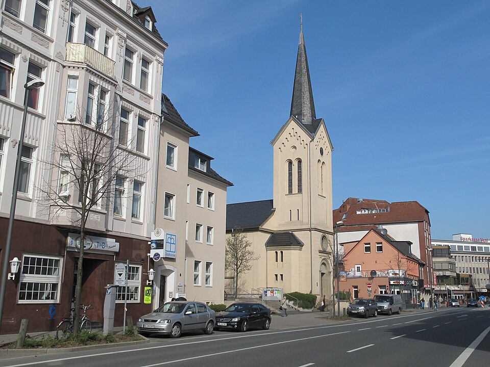 Recklinghausen, die Gustaf Adolf Kirche foto2