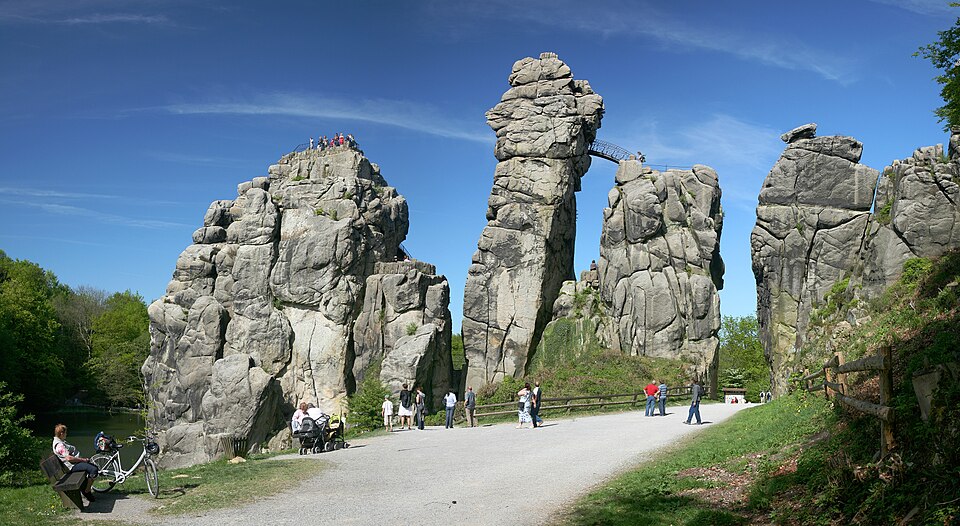 Detmold: Externsteine pano