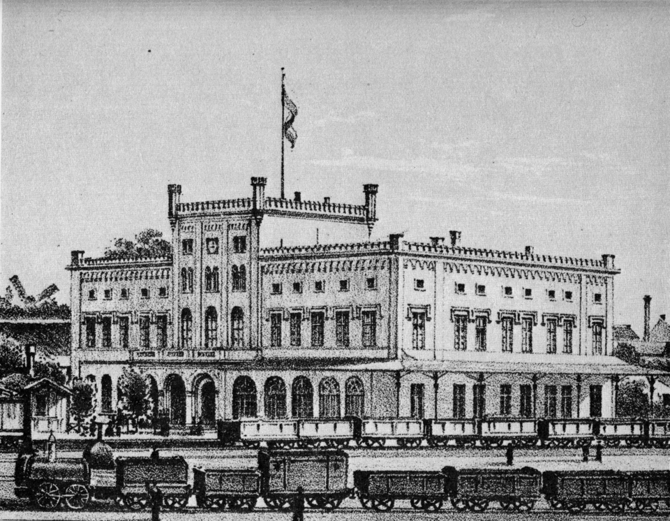 Bahnhof Dortmund Friedrich Julius Tempeltey um