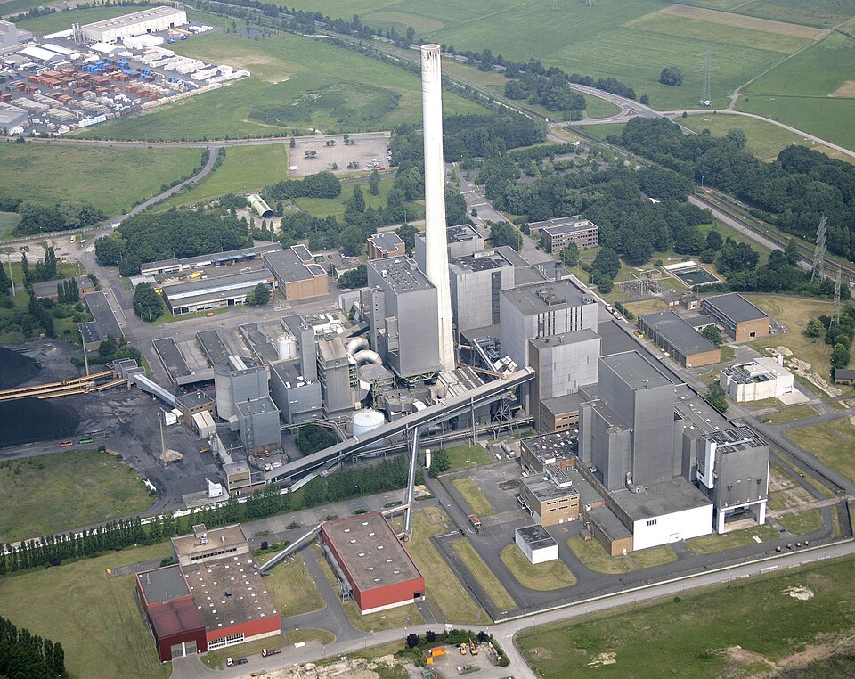 Hamm: Luftbild Kraftwerk Westfalen