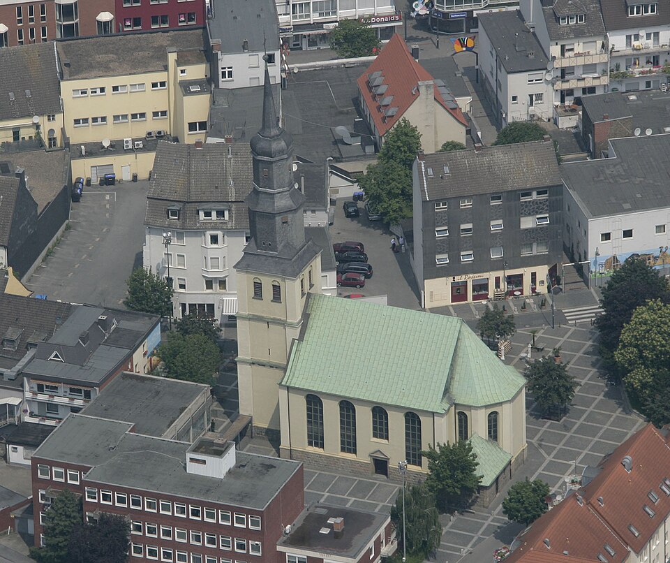 Hamm: Luftbild Lutherkirche