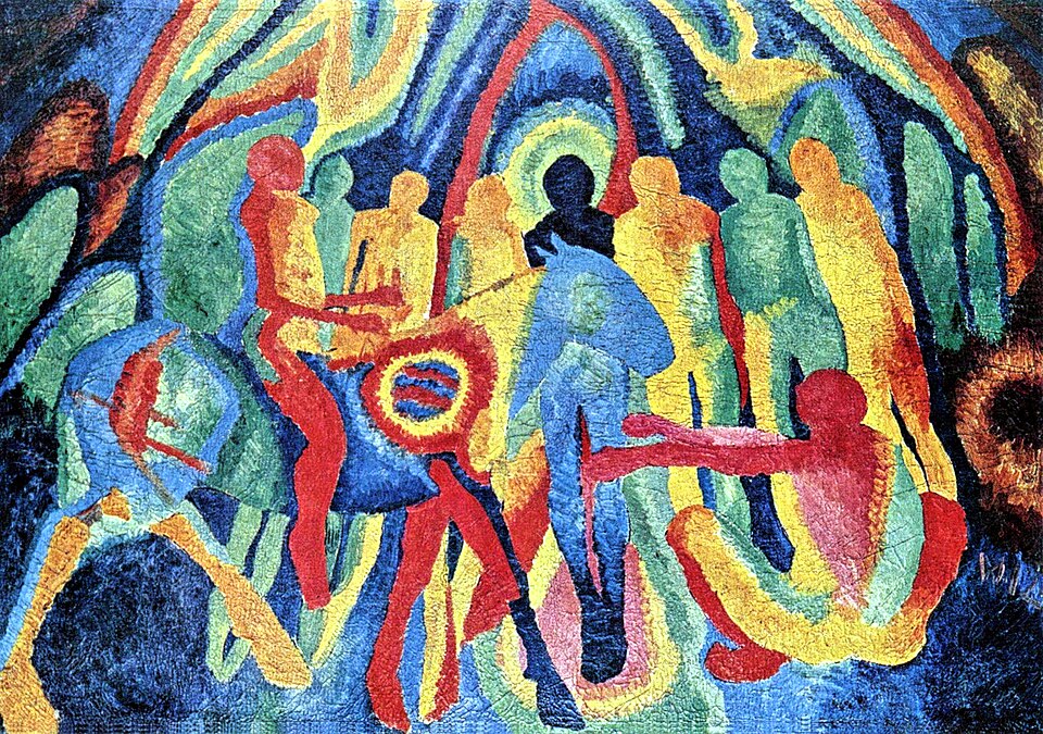 Soest: Entry of Jesus into Jerusalem by Wilhelm Morgner