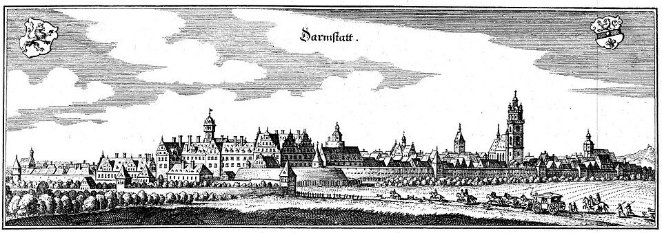 Darmstadt De Merian Hassiae