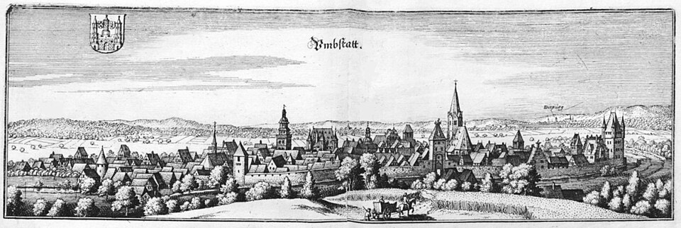 Groß-Umstadt: Palatinatus Rheni (Merian)