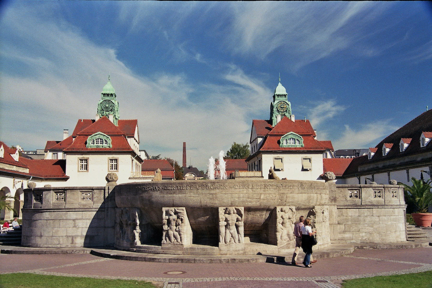 Bad Nauheim: Sprudelhof BadNauheim Brunnen