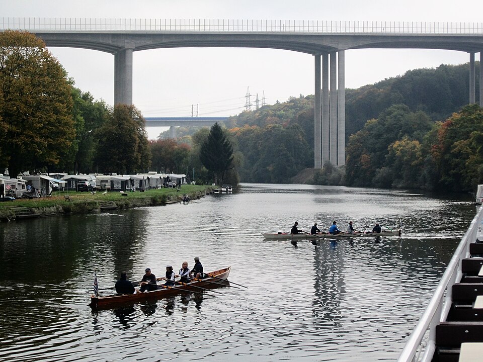 Limburg an der Lahn: Lahnbrücken oberhalb von Limburg