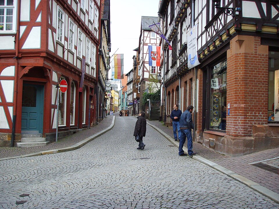 Marburg, historische Hauptstrasse