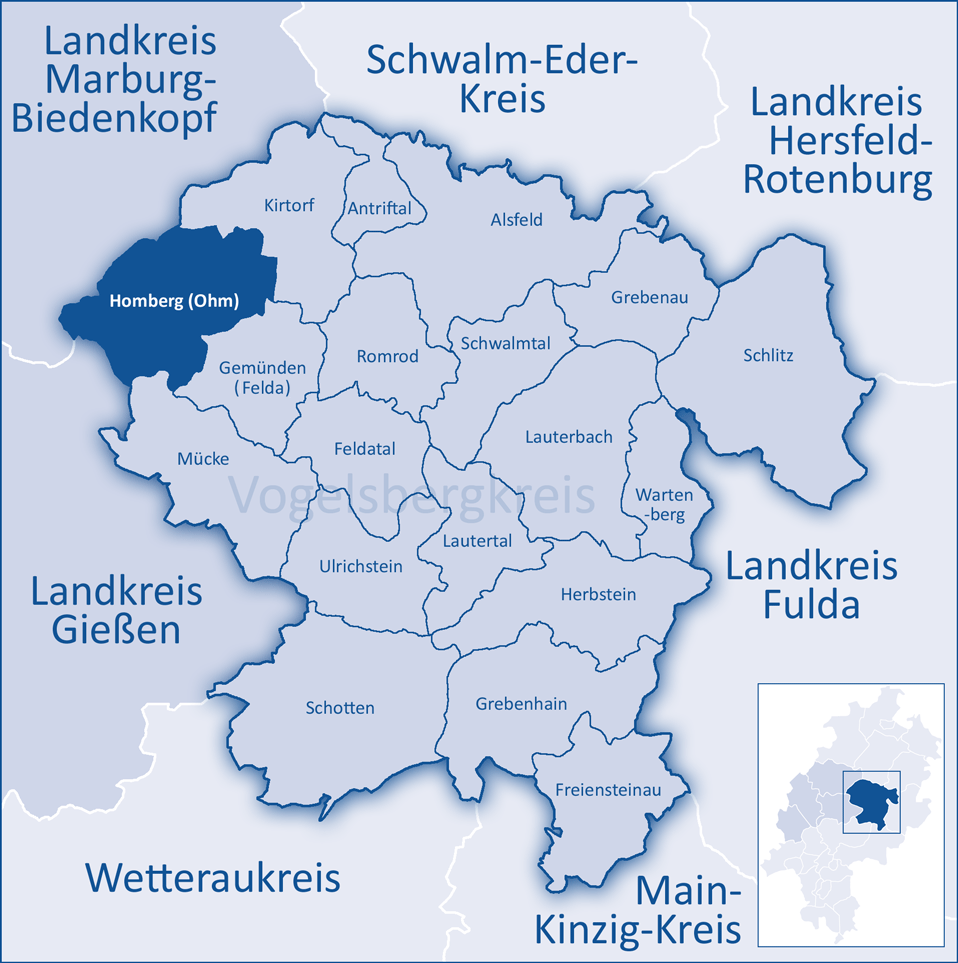 Homberg (Ohm): Mittelhessen Vogelsberg Hom