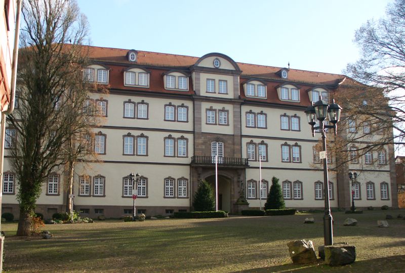 Rotenburg an der Fulda: Schloss rotenburg frontansicht