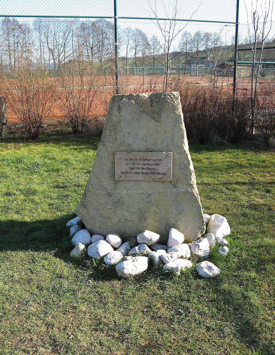 Rotenburg an der Fulda: Rotenburg Fulda Gedenkstein Breitlingen