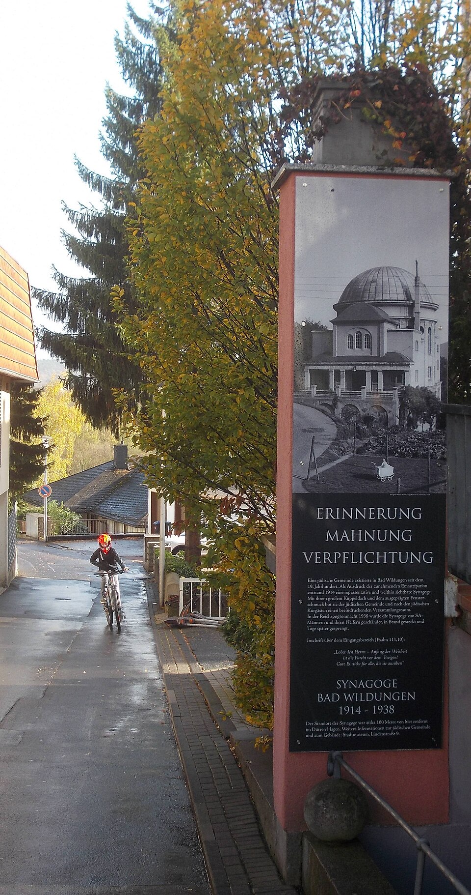 Bad Wildungen: Synagogentafel Wildungen