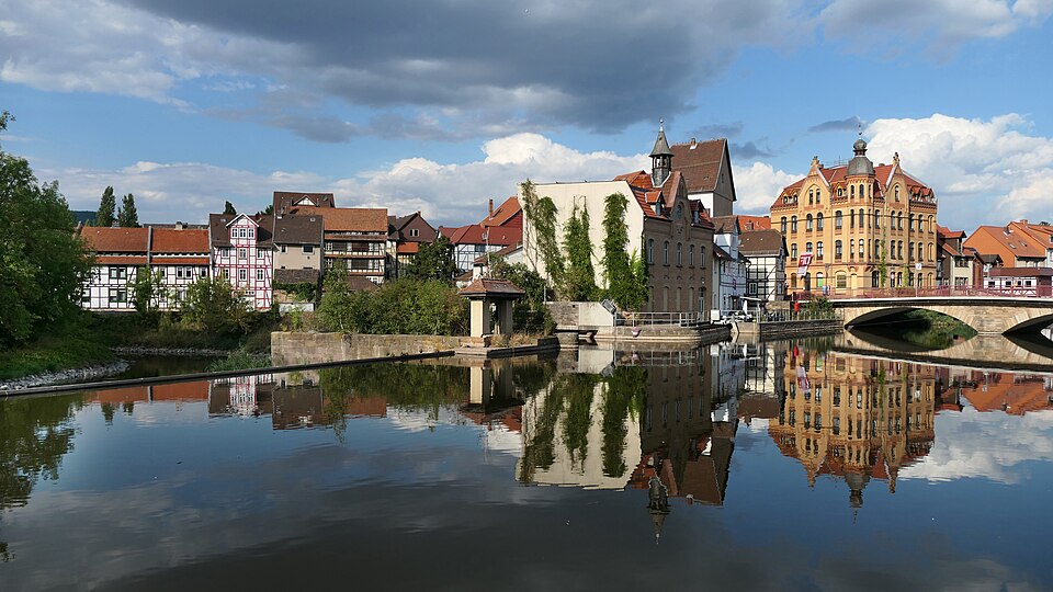 Rechtes Werraufer in Eschwege