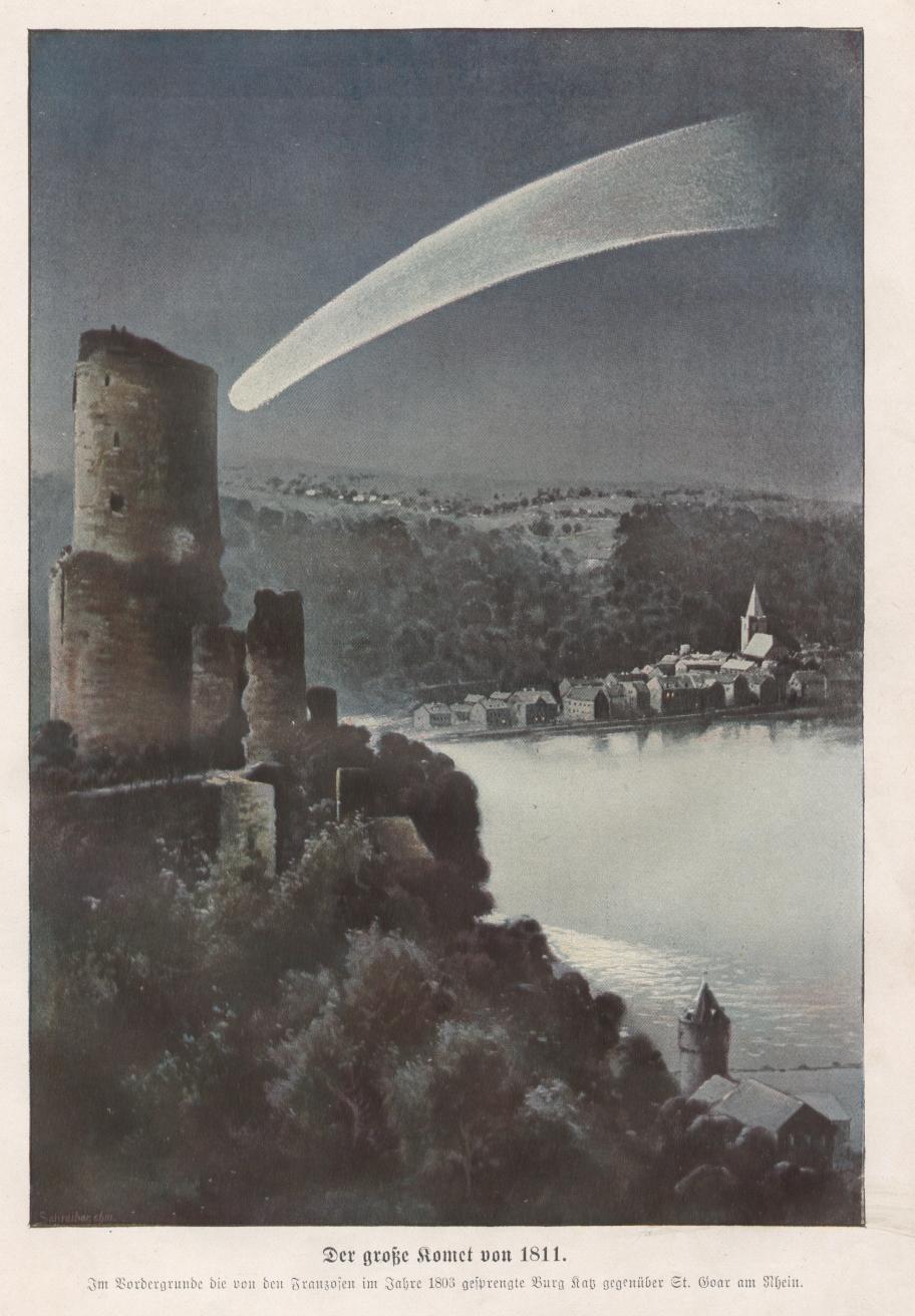St. Goar: Komet von