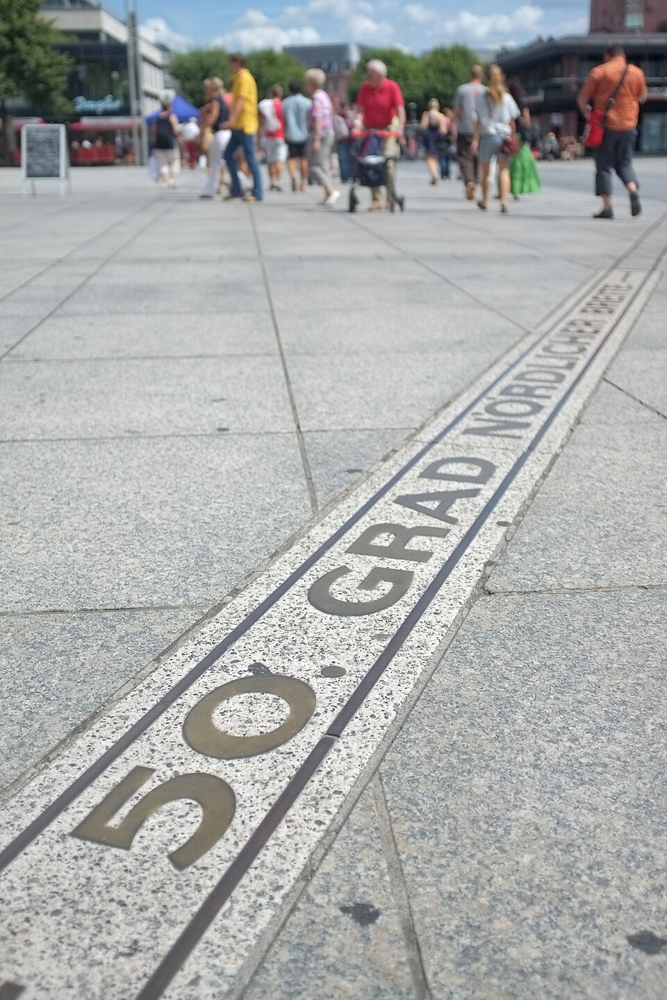 50. Breitengrad in Mainz
