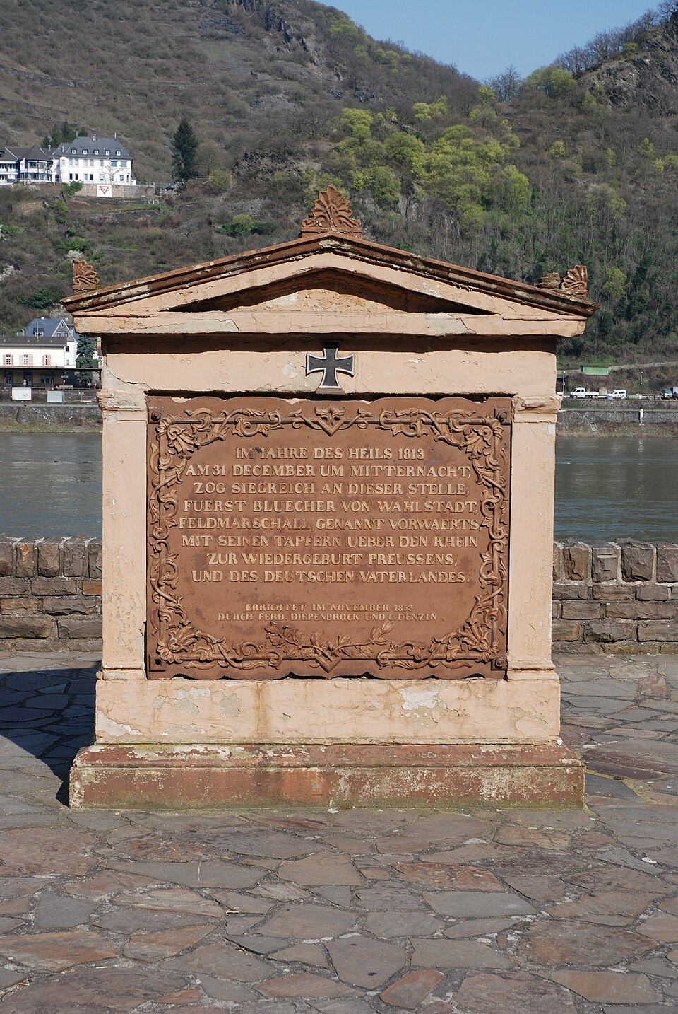 Bacharach: Blücher Gedenkstein