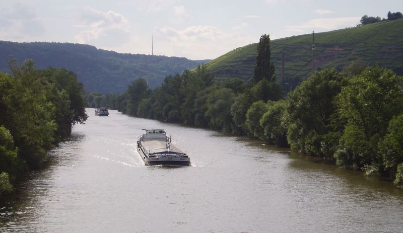 Esslingen am Neckar Schiffe auf dem Neckar