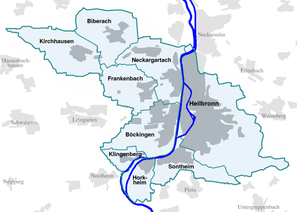 Heilbronn-Stadtbezirke