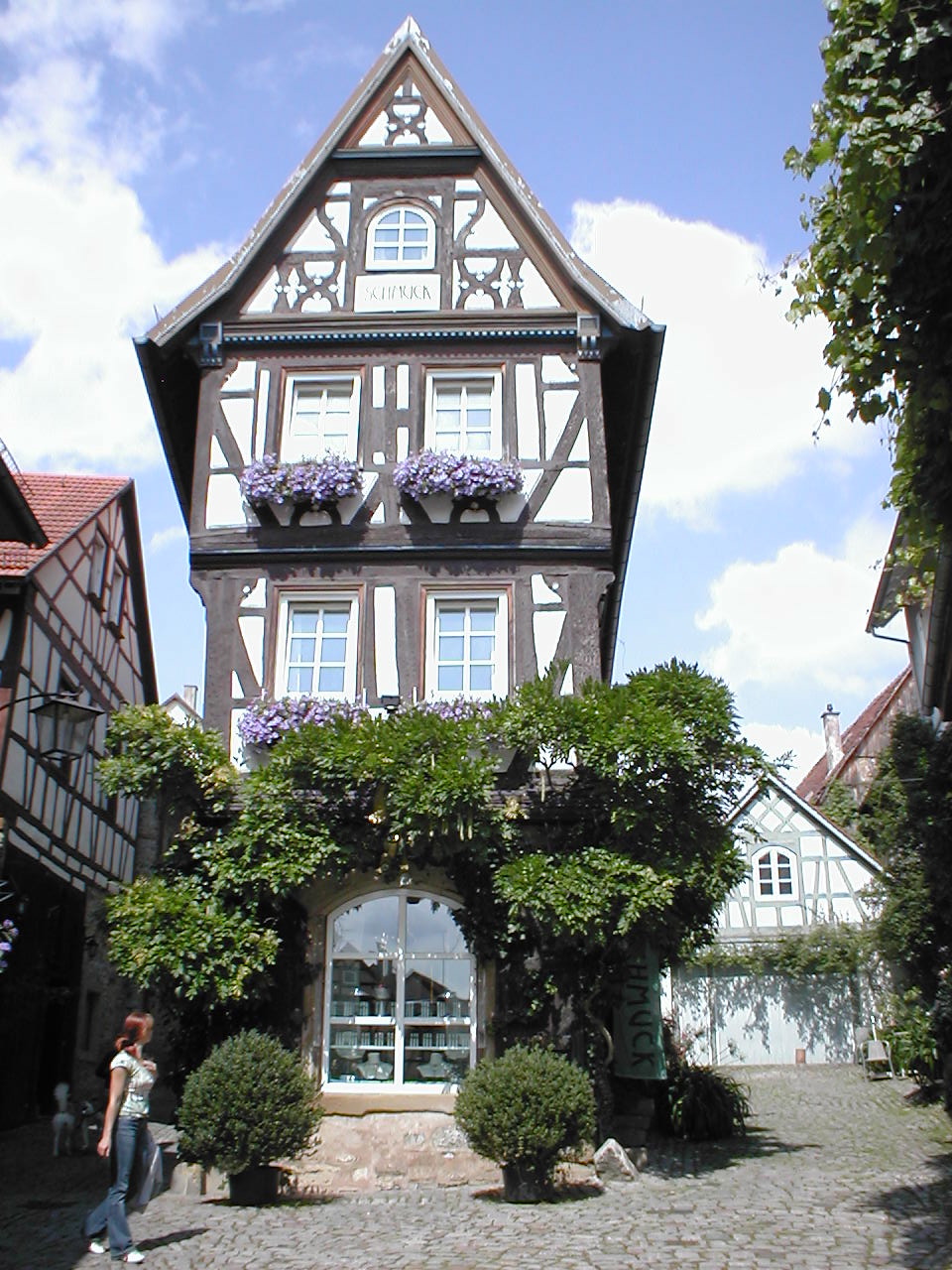 Bad Wimpfen: Wimpfen-fachwerk-badgasse