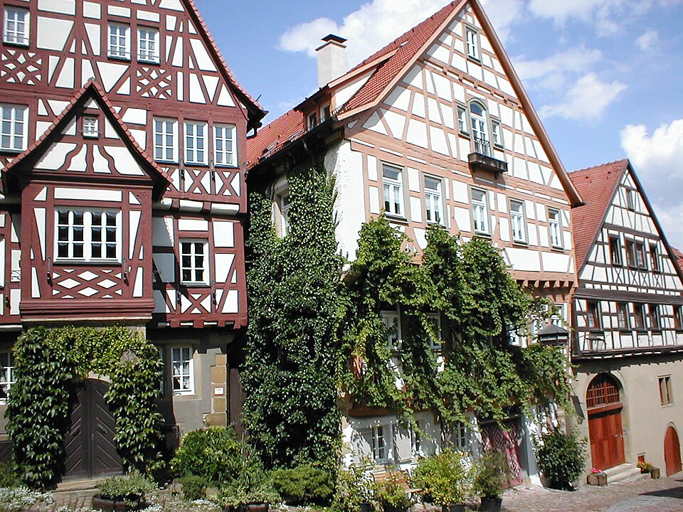 Bad Wimpfen: Wimpfen-fachwerk-klostergasse